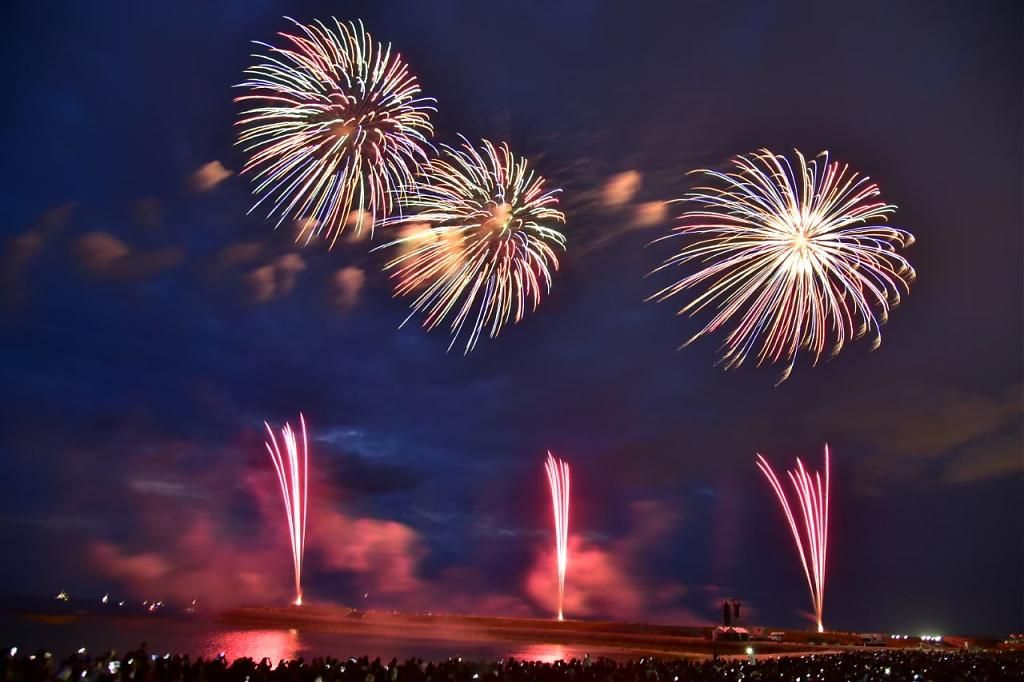 2024沖繩琉球海炎祭典海上煙火秀-2