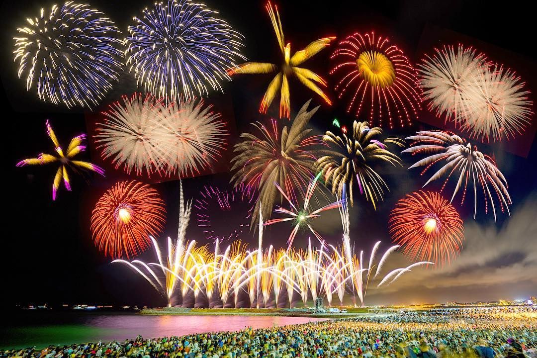 2024沖繩琉球海炎祭典海上煙火秀