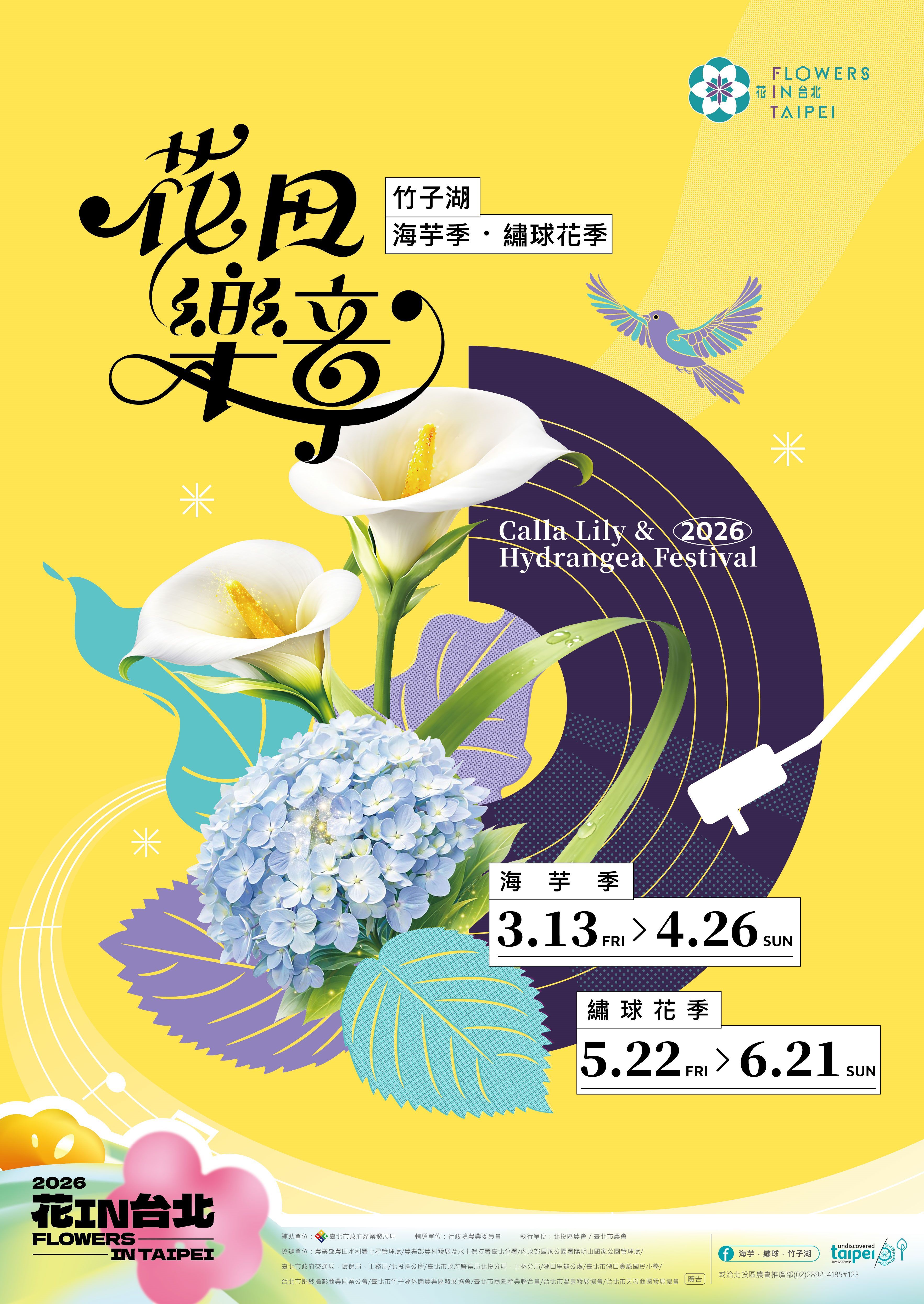 2026竹子湖繡球花季