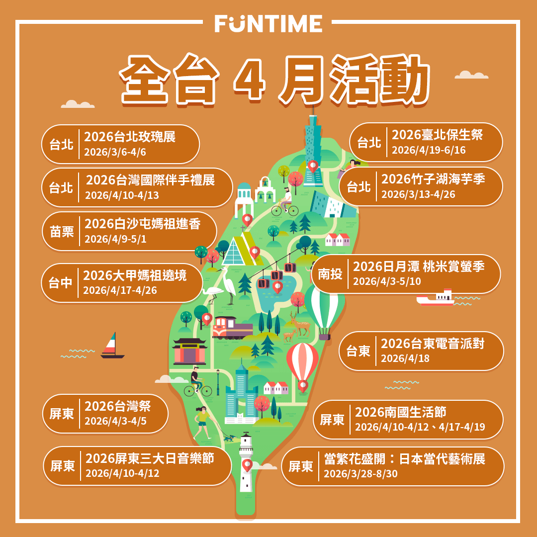 2026四月活動月曆