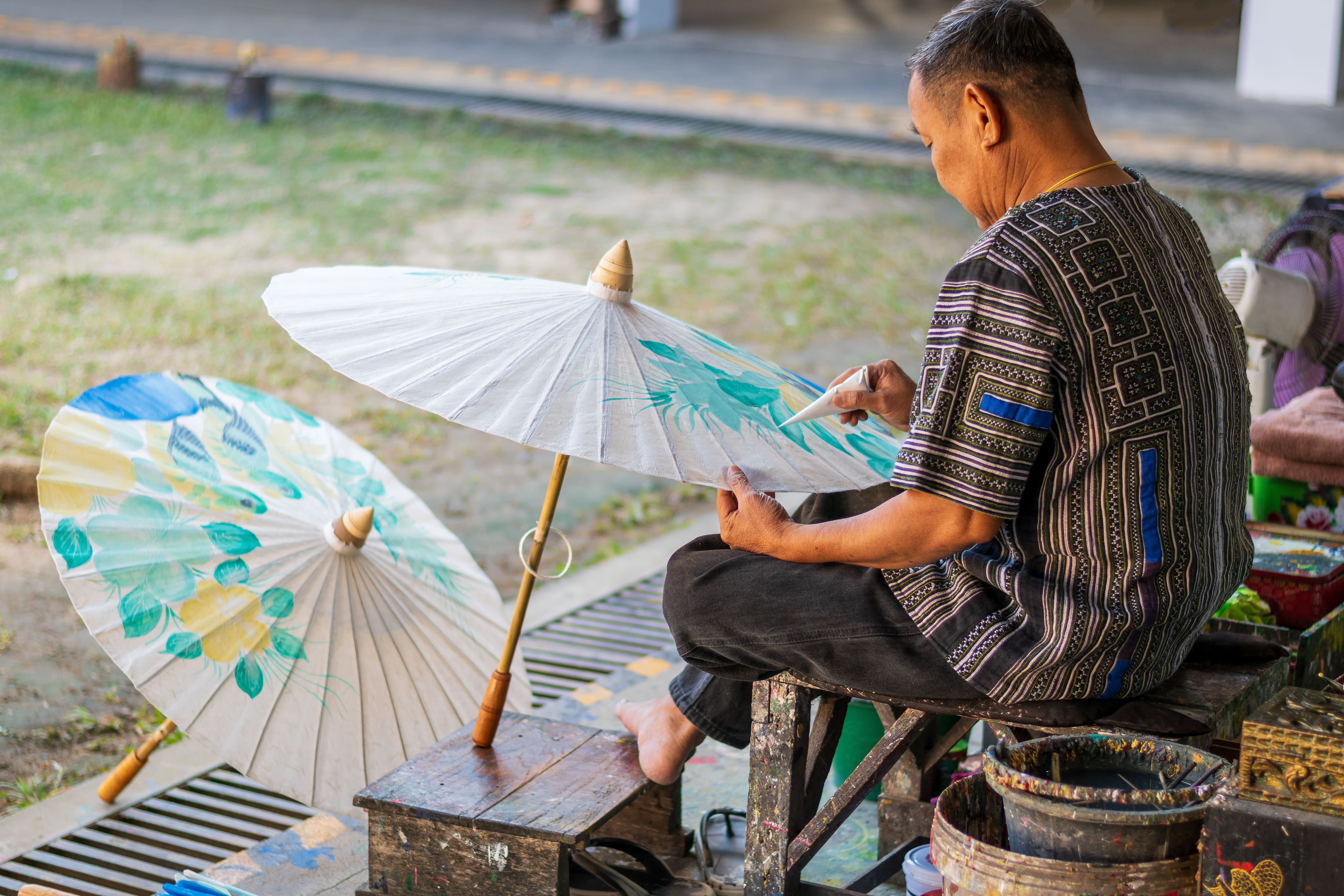 清邁Bo Sang手工紙傘村