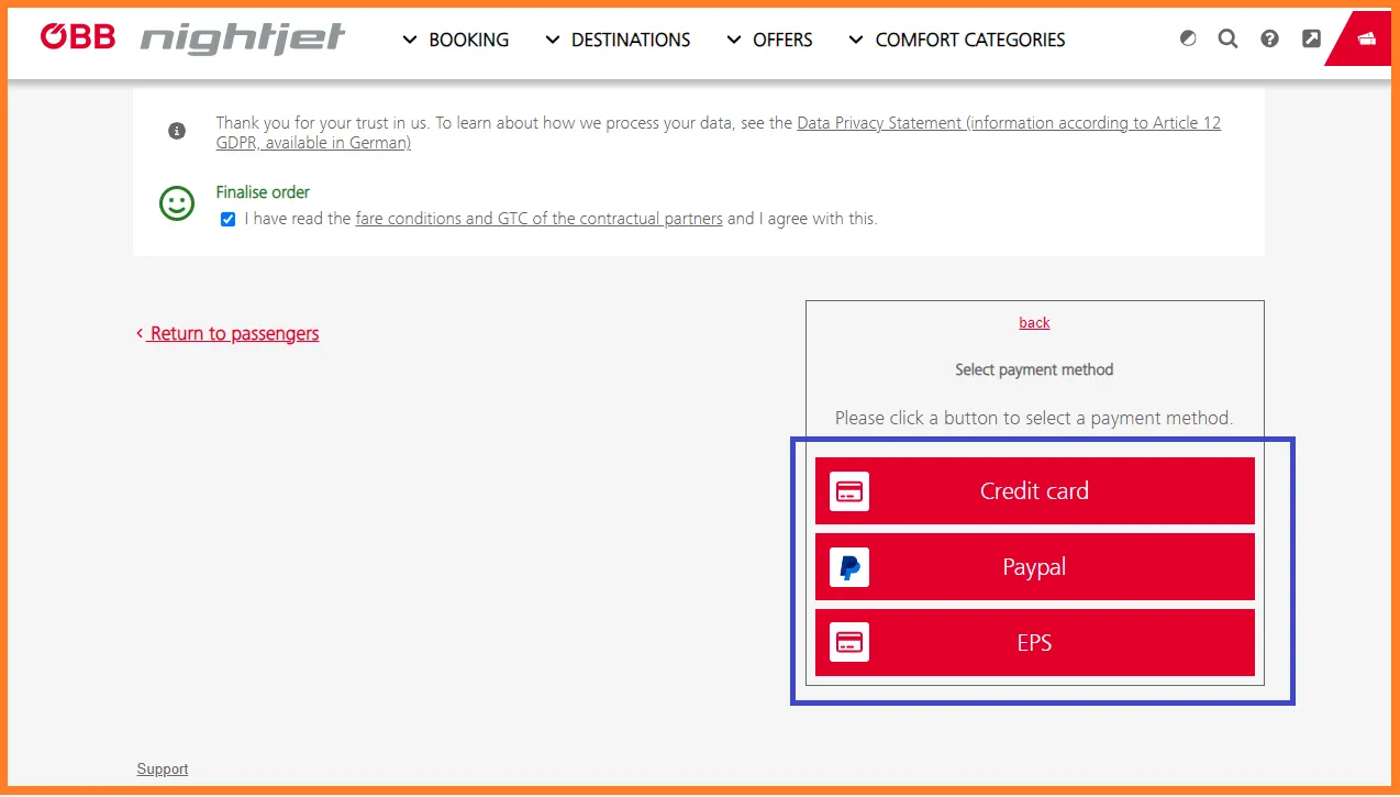 ÖBB Nightjet買票教學