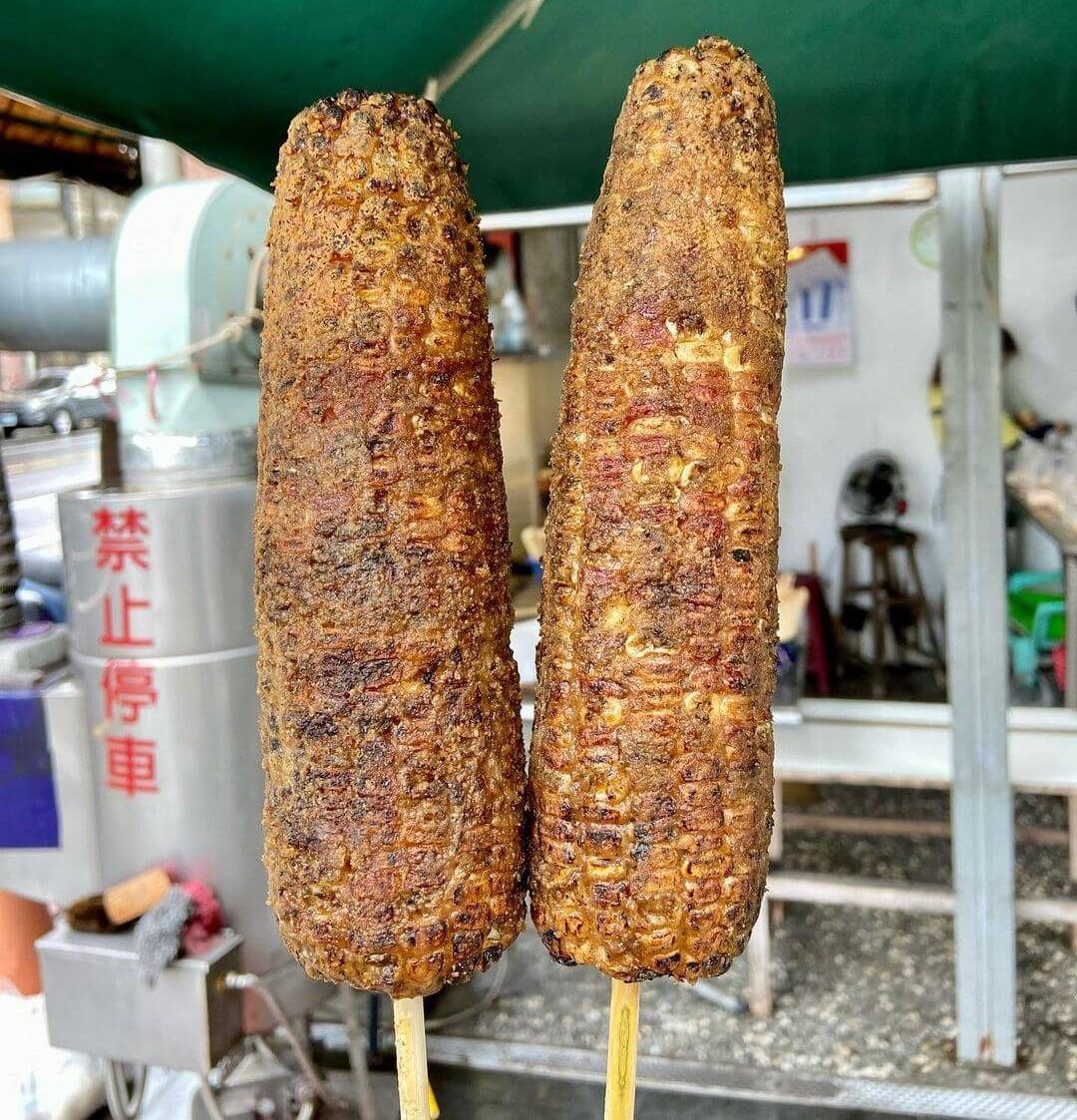 阿婆烤玉米