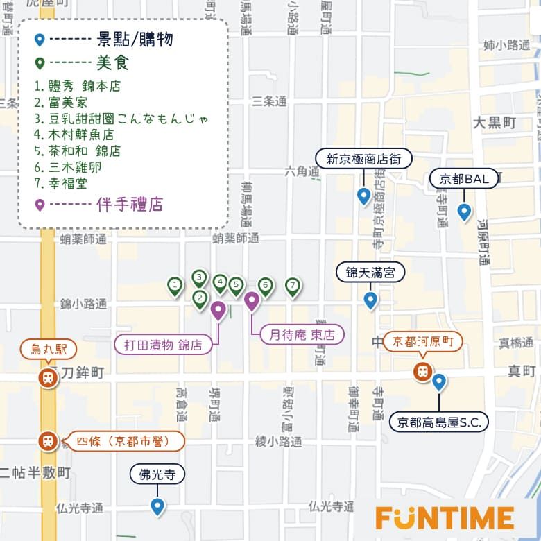 錦市場地圖