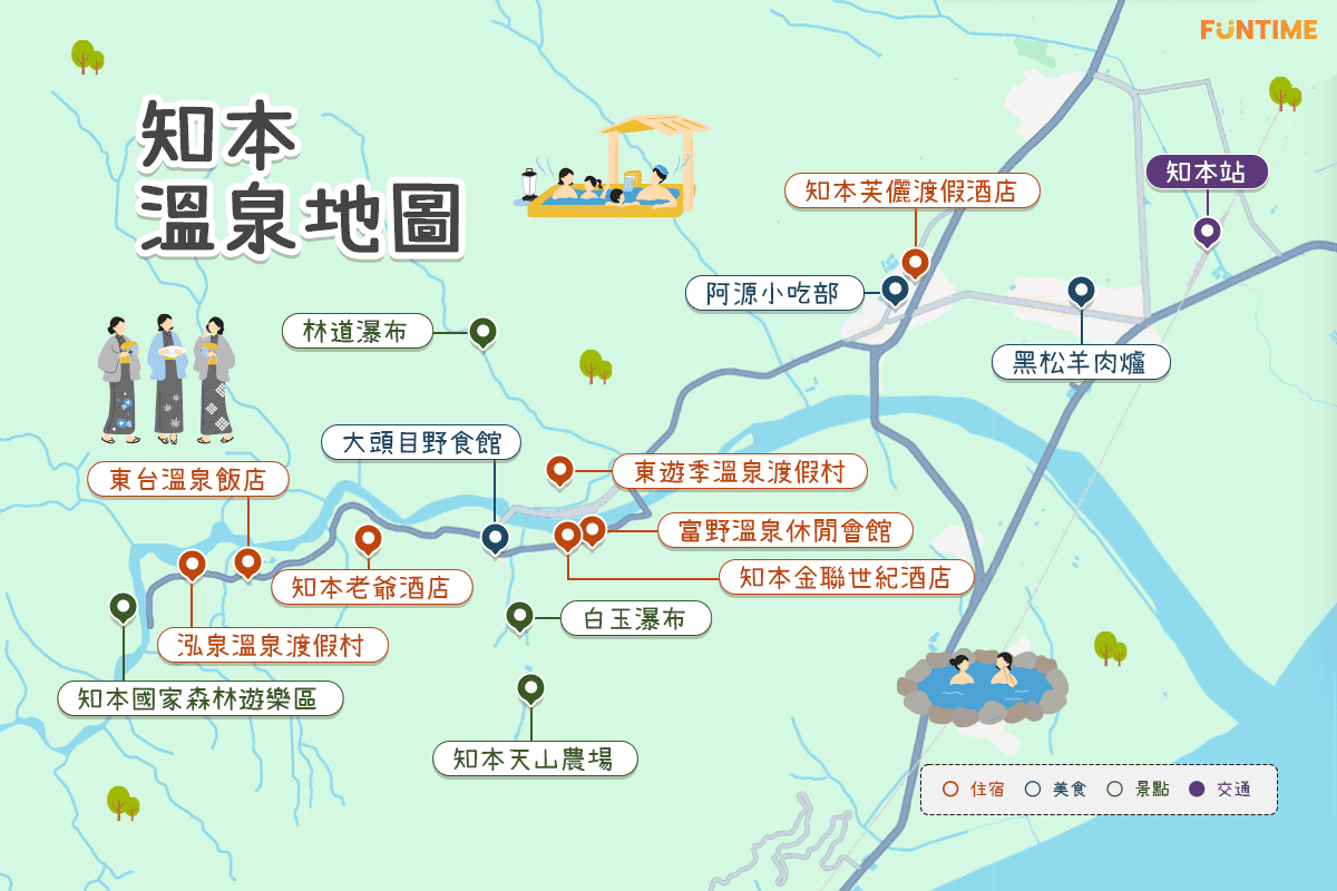 知本溫泉地圖